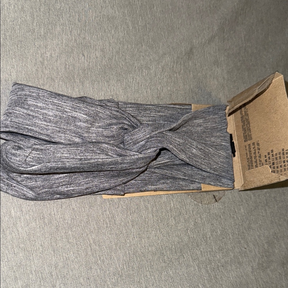 Nike Gray Knotted sports Headband